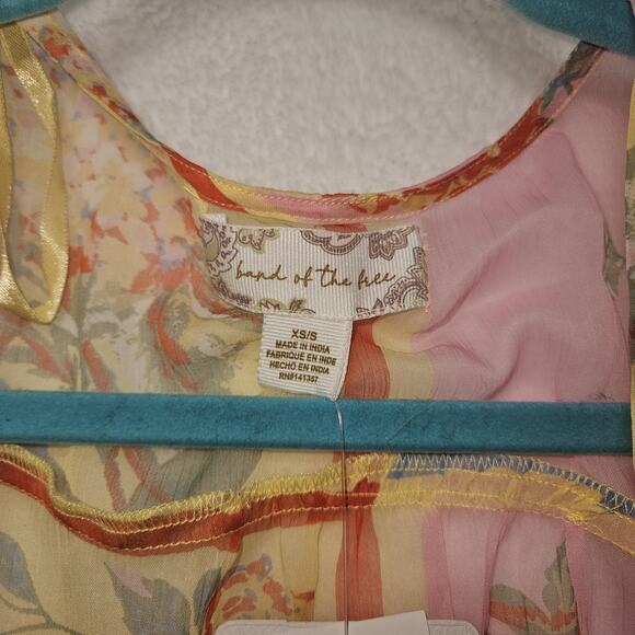 Band Of The Free Pastel Floral Wilder Kimono SZ OS Beach, Vacation,‎ Summer Wrap - Picture 5 of 8